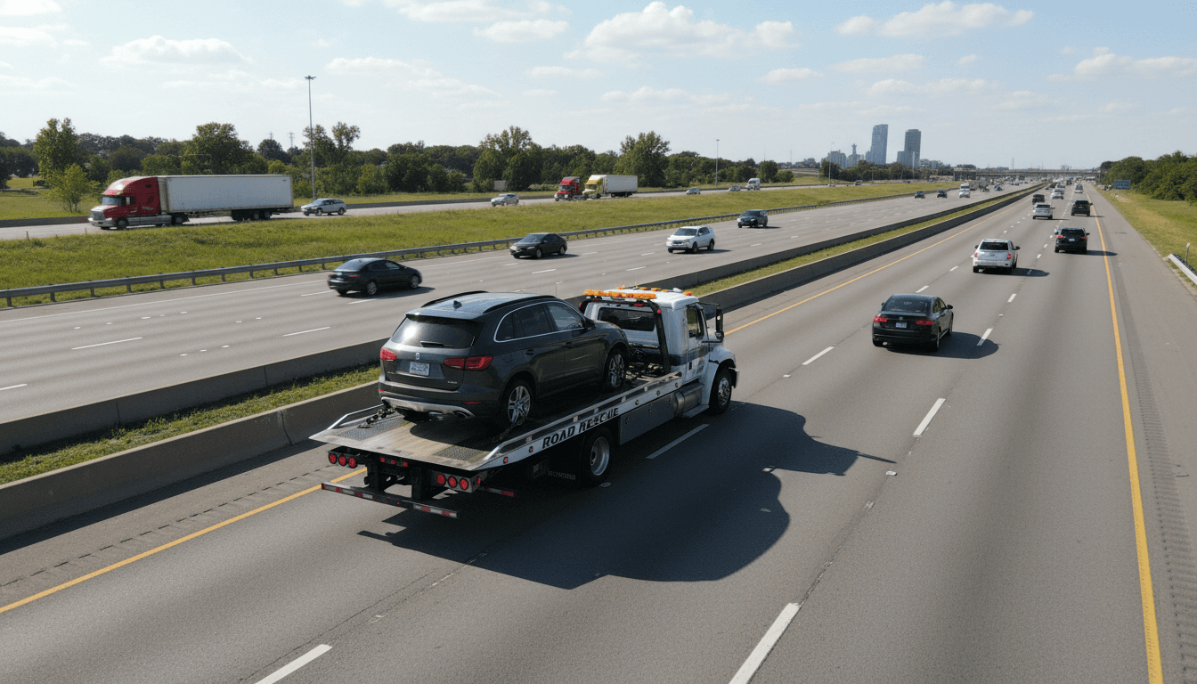 Long-distance towing service