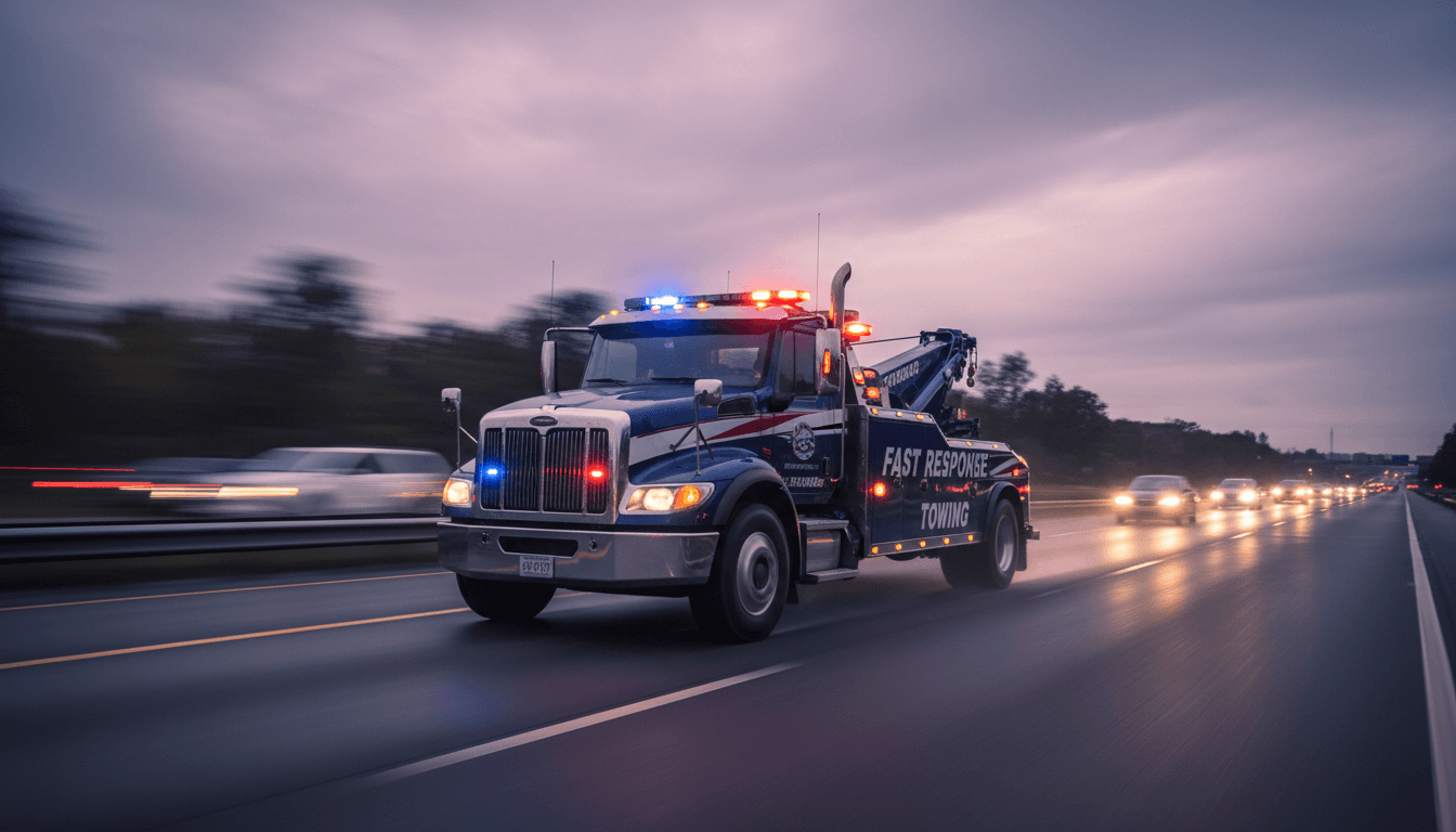 24/7 emergency towing service